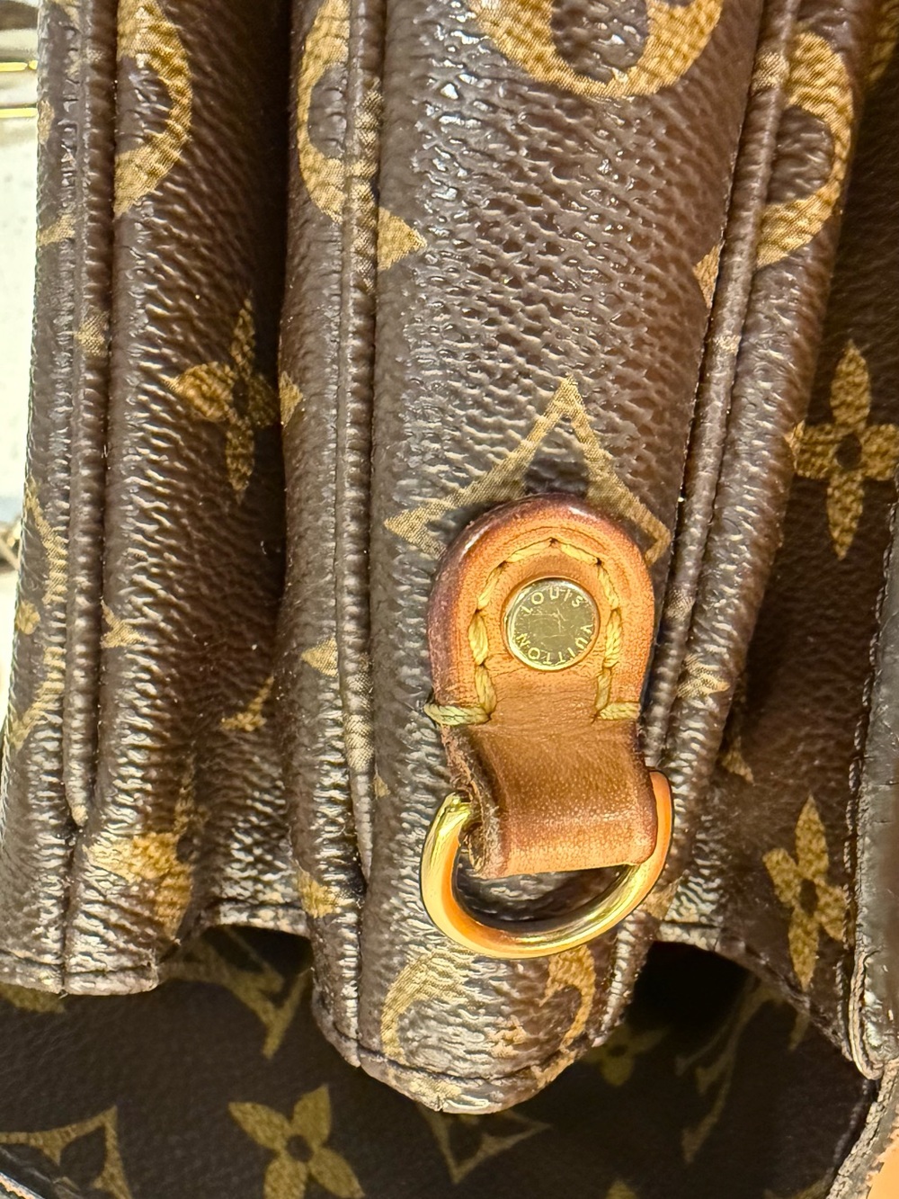 Louis Vuitton Brown Monogram Canvas Pochette Metis-Style Crossbody - Picture 8 of 16